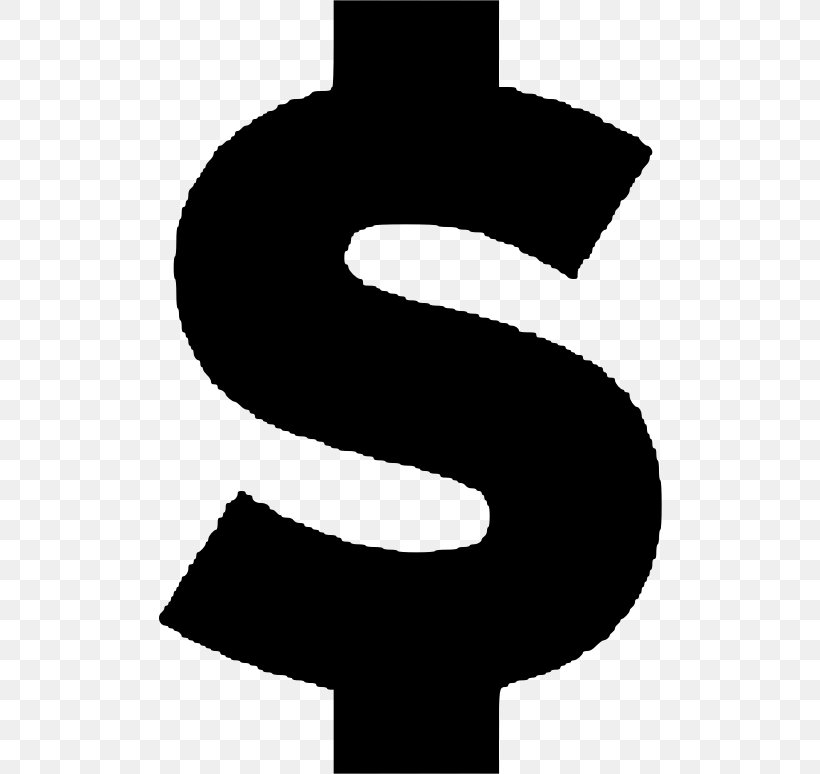Currency Symbol Dollar Sign Money United States Dollar Currency Sign, PNG, 504x774px, Currency Symbol, Black, Black And White, Currency, Currency Sign Download Free