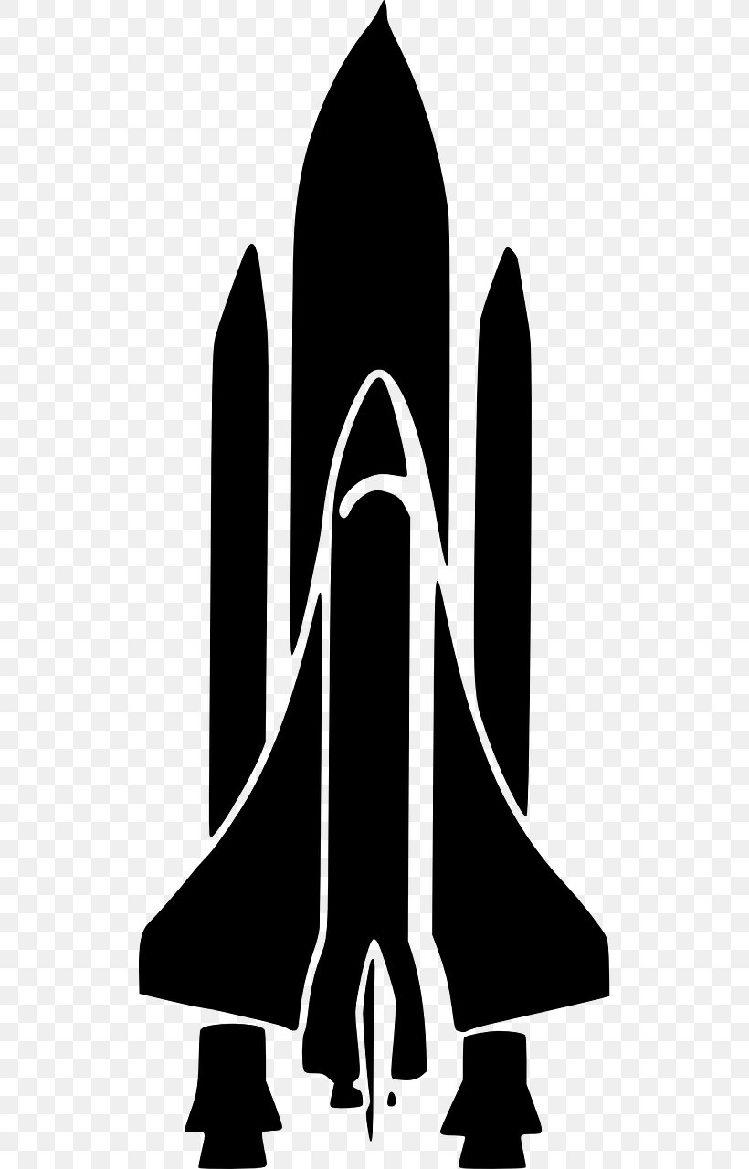 Silhouette Space Shuttle Program Clip Art, PNG, 640x1280px, Silhouette, Black And White, Drawing, Fictional Character, Monochrome Download Free