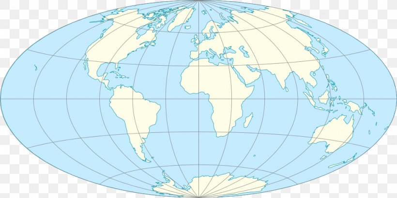 Globe Map Projection World Aitoff Projection, PNG, 1024x513px, Globe, Aitoff Projection, Area, Earth, Google Maps Download Free