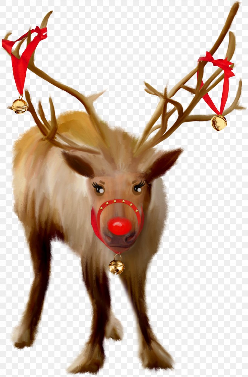 Santa Claus's Reindeer Santa Claus's Reindeer Christmas, PNG, 1222x1857px, Reindeer, Animal, Animation, Antler, Character Download Free