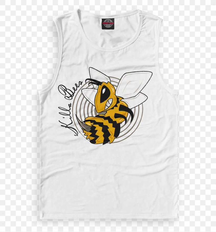 Bee Illmatic Logo T-shirt, PNG, 1115x1199px, Bee, Active Tank, Africanized Bee, Black, Brand Download Free