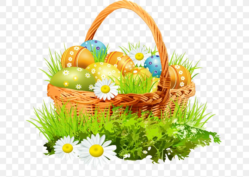 Easter Egg Easter Basket Clip Art, PNG, 650x583px, Easter, Basket, Easter Basket, Easter Bunny, Easter Egg Download Free