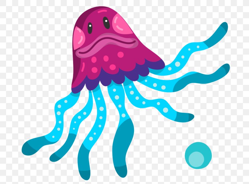 Octopus Jellyfish Sea Animal Clip Art, PNG, 700x607px, Octopus, Animal, Art, Blog, Blue Download Free