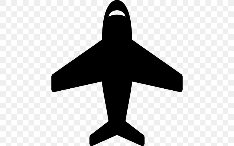 Airplane Aircraft, PNG, 512x512px, Airplane, Aircraft, Black And White, Icon A5, Icon Aircraft Download Free