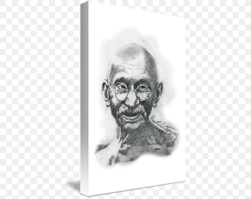 Mahatma Gandhi Portrait Drawing Art Sketch, PNG, 404x650px, Mahatma Gandhi, Art, Artwork, Black And White, Canvas Download Free
