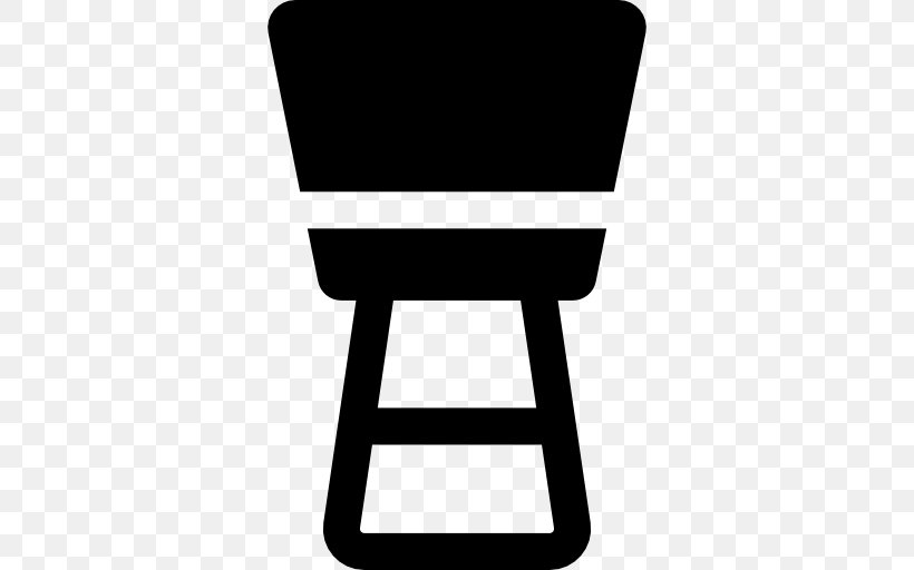 Furniture Black Chair, PNG, 512x512px, Furniture, Black, Black And White, Chair, Rectangle Download Free