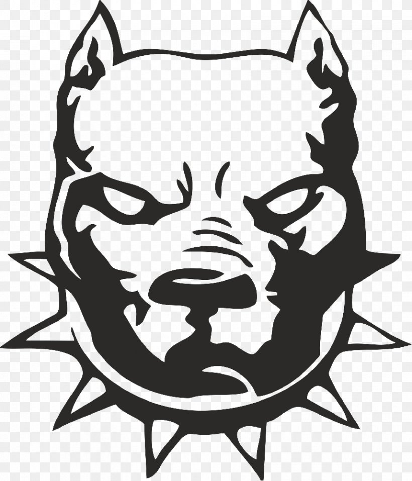 American Pit Bull Terrier Clip Art American Bully Logo Image, PNG, 856x1000px, American Pit Bull Terrier, American Bully, Art, Artwork, Black And White Download Free