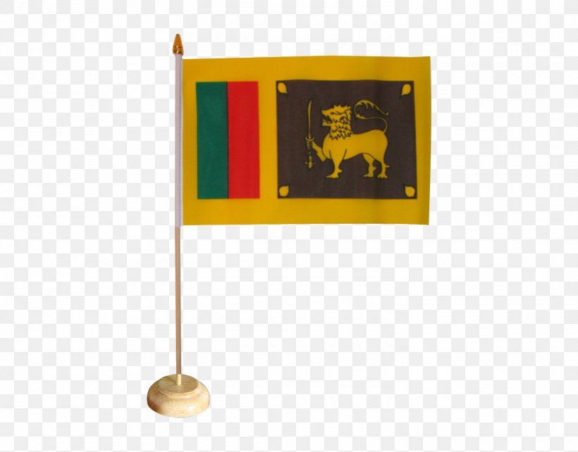 Digni Sri Lanka Table Flag 10cm X 15cm Flag Of Sri Lanka, PNG, 1500x1176px, Sri Lanka, Flag, Flag Of Sri Lanka, Yellow Download Free
