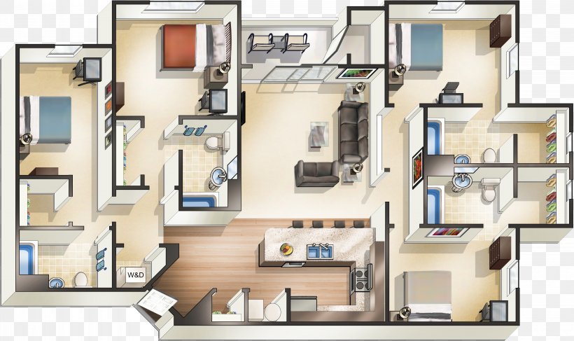 Laramie Starkville House Bedroom Dormitory, PNG, 4605x2736px, Laramie, Apartment, Bathroom, Bedroom, Dormitory Download Free