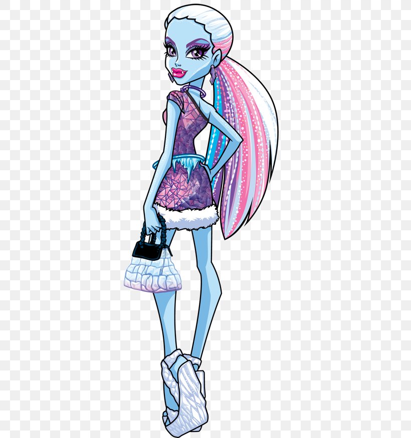 Monster High Coffin Bean Abbey Bominable Doll Barbie, PNG, 325x875px, Watercolor, Cartoon, Flower, Frame, Heart Download Free