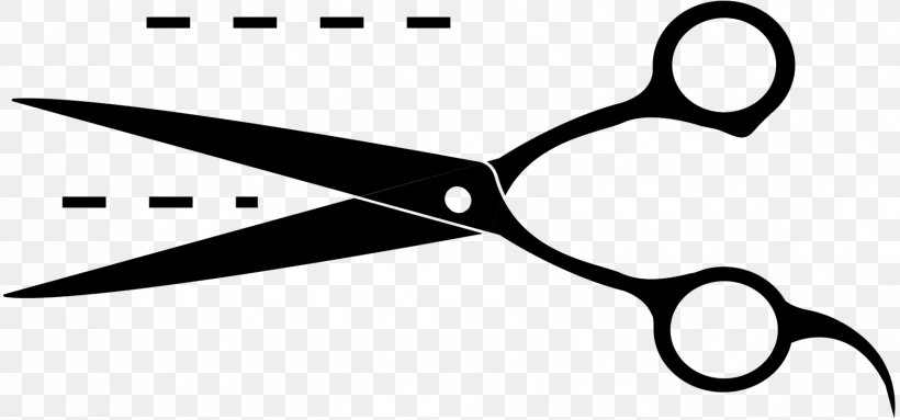 Scissors Clip Art Hair-cutting Shears Line Black & White, PNG, 1778x831px, Scissors, Black White M, Hair, Hair Shear, Haircutting Shears Download Free