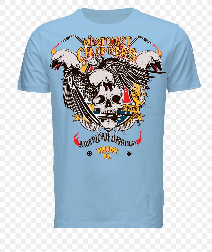 T-shirt Clothing West Coast Choppers Sleeve, PNG, 751x972px, Tshirt, Active Shirt, Blue, Bluza, Brand Download Free