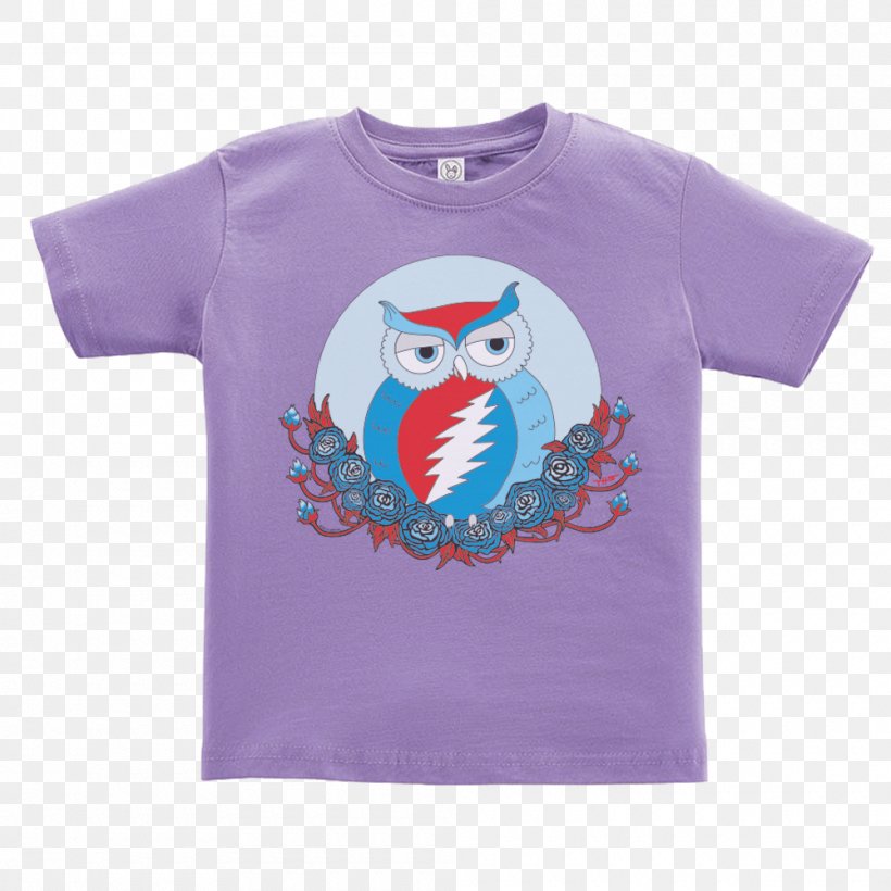 T-shirt History Of The Grateful Dead, Volume One (Bear's Choice) Steal Your Face Sleeve, PNG, 1000x1000px, Tshirt, Adult, Bird, Bird Of Prey, Blue Download Free