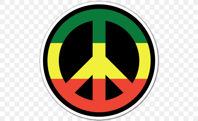 Rastafari Reggae Peace Symbols Jah, PNG, 500x500px, Watercolor, Cartoon, Flower, Frame, Heart Download Free