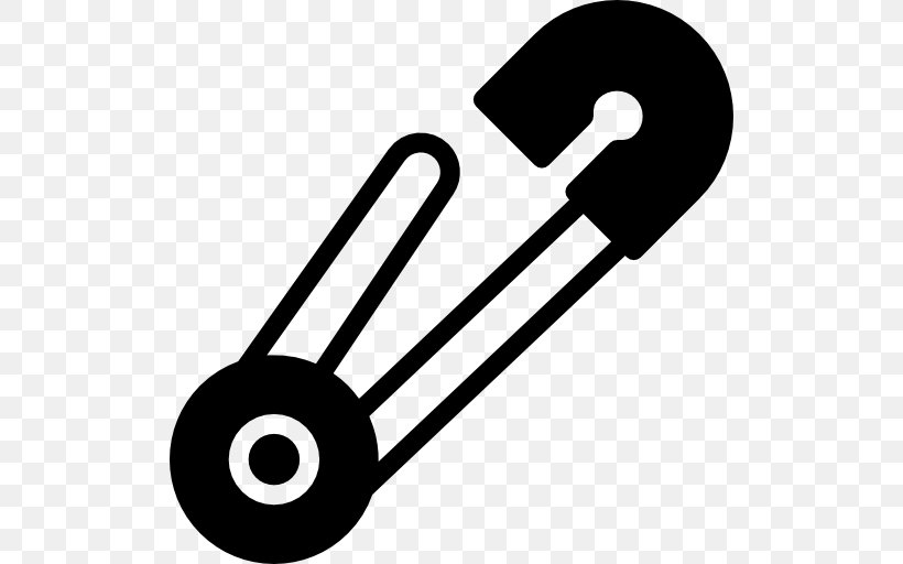 Safety Pin Lapel Pin Clip Art, PNG, 512x512px, Safety Pin, Black And White, Clothing Accessories, Fashion, Hardware Accessory Download Free