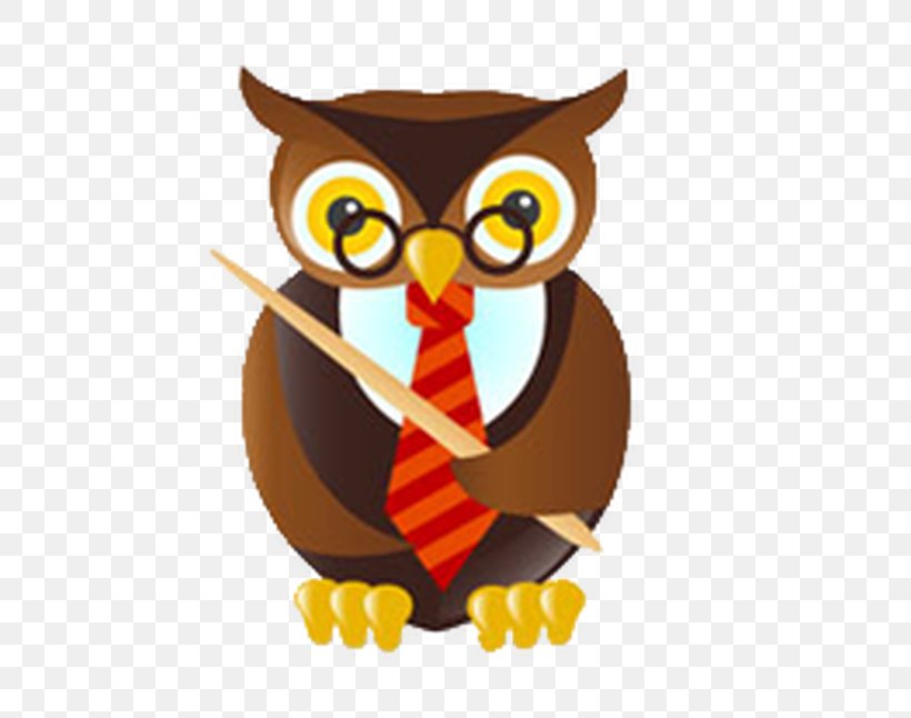 Teachers Day Student, PNG, 640x646px, Owl, Bird, Bird Of Prey, Cartoon, Drawing Download Free