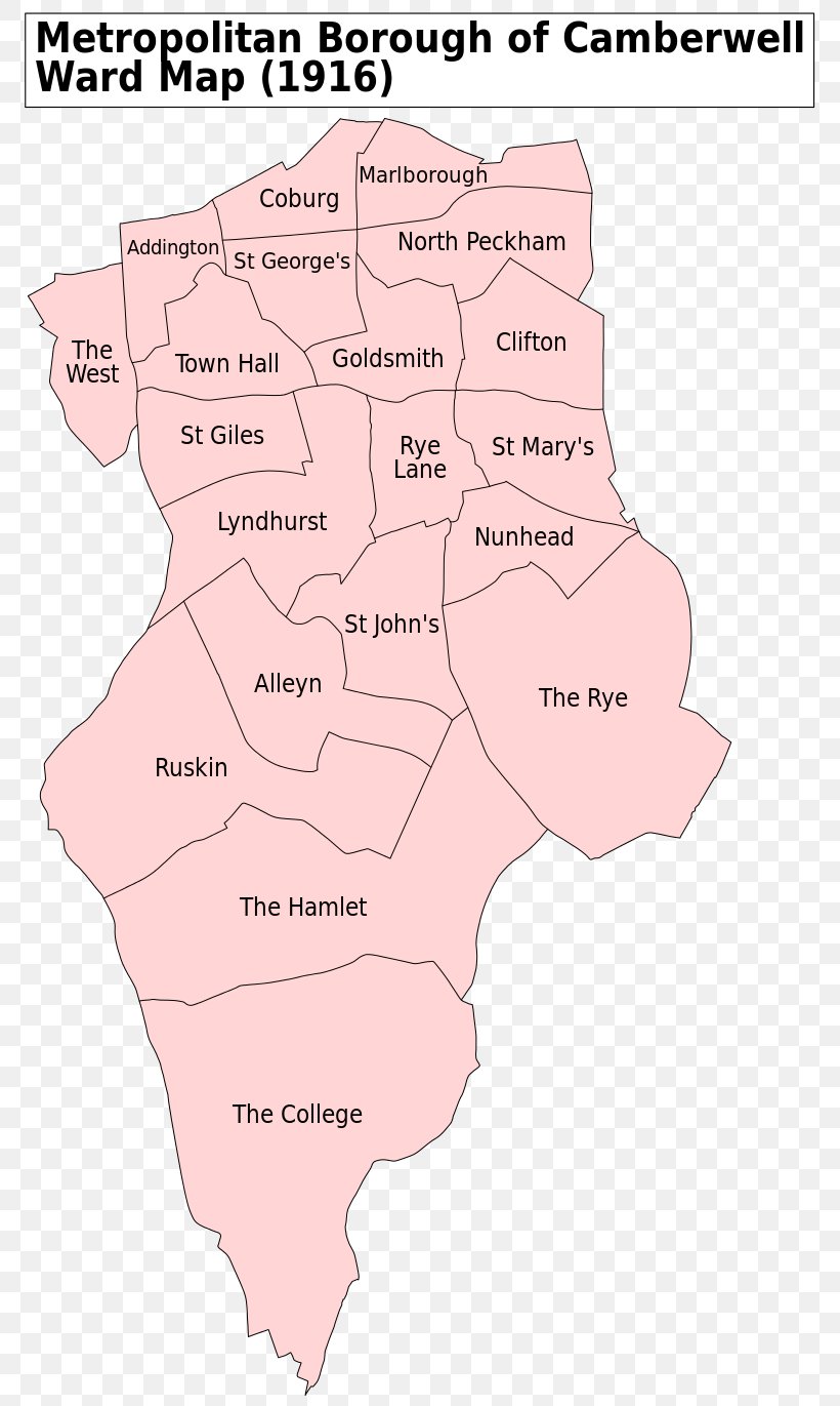 Metropolitan Borough Of Camberwell Southwark Peckham Map, PNG, 794x1371px, Camberwell, Area, Councillor, Election, Electoral District Download Free