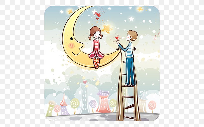 Sweet Couple Drawing Cartoon, PNG, 512x512px, Sweet Couple, Animated Film, Art, Cartoon, Couple Download Free