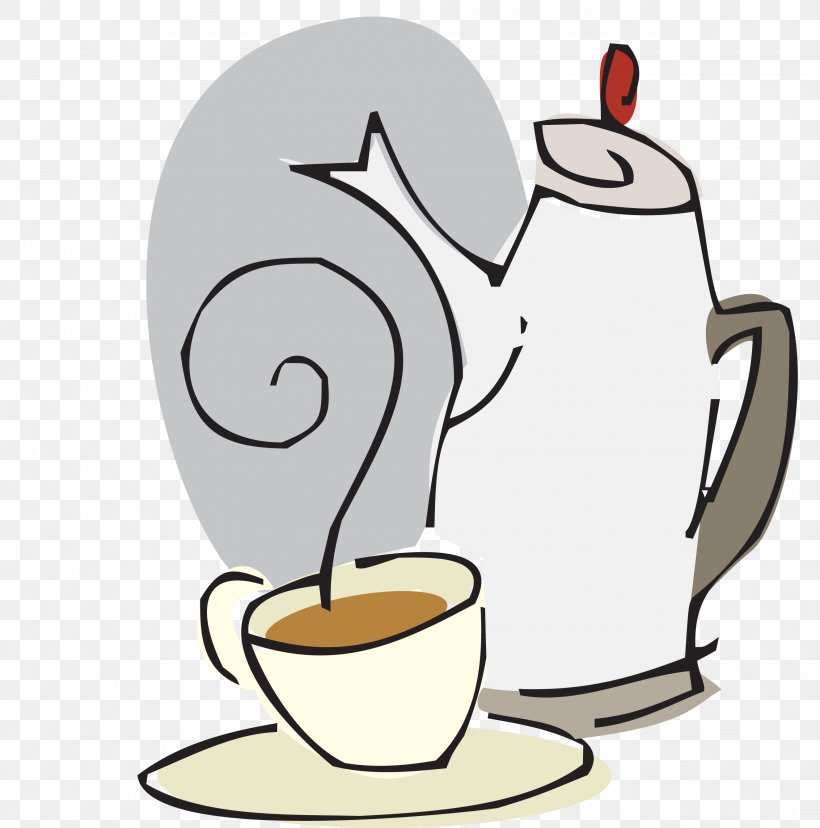 Coffee Teacup Kettle Mug Drawing, PNG, 2654x2683px, Coffee, Artwork, Bone China, Coffee Cup, Cup Download Free