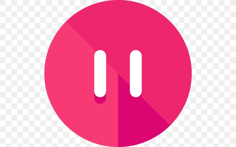 Pause, PNG, 512x512px, Media Player, Brand, Button, Logo, Magenta Download Free