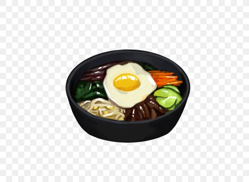 Bibimbap Korean Cuisine Bowl Food Art, PNG, 600x600px, Watercolor, Cartoon, Flower, Frame, Heart Download Free