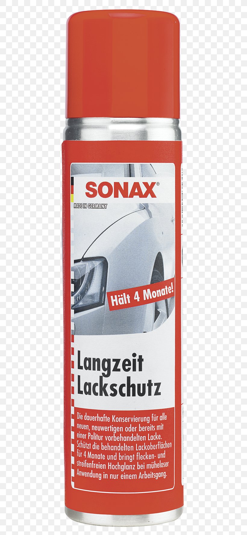 Sonax Long-Term CoatingProtection 400 Millilitres Spray Can Motor Oil Lubricant Aerosol Spray Product, PNG, 481x1772px, Lubricant, Aerosol Spray, Hardware, Motor Oil, Solvent Download Free