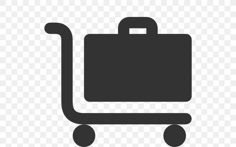 Baggage Cart Trolley Suitcase, PNG, 512x512px, Baggage Cart, Airport Terminal, Backpack, Bag, Baggage Download Free