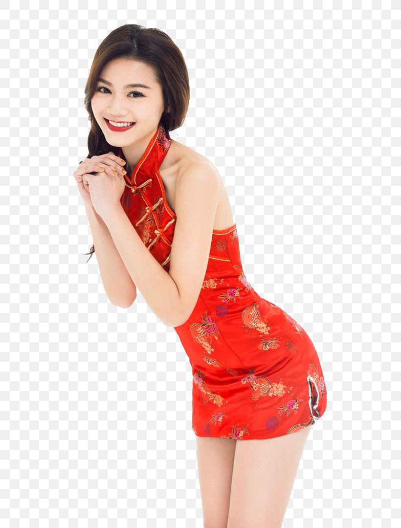 Chrissie Chau Model Chinese New Year Bainian Photo Shoot, PNG, 570x1080px, Watercolor, Cartoon, Flower, Frame, Heart Download Free