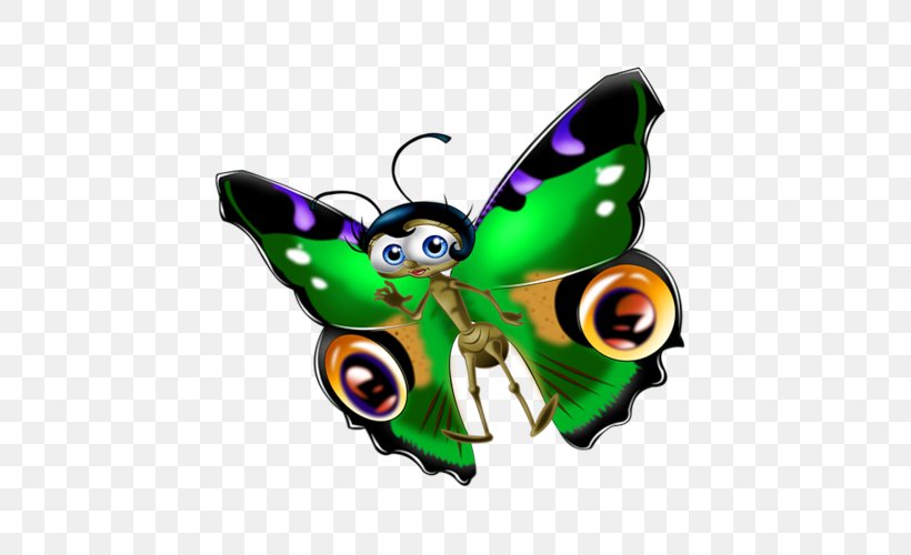 Insect Butterflies And Moths Megabyte Clip Art, PNG, 500x500px, Insect, Arthropod, Brush Footed Butterfly, Butterflies And Moths, Butterfly Download Free