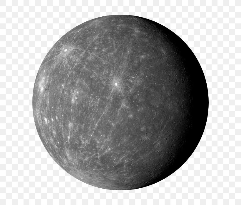Mercury Planet Solar System Orbit Uranus, PNG, 700x700px, Mercury, Astronomical Object, Atmosphere, Black And White, Dwarf Planet Download Free
