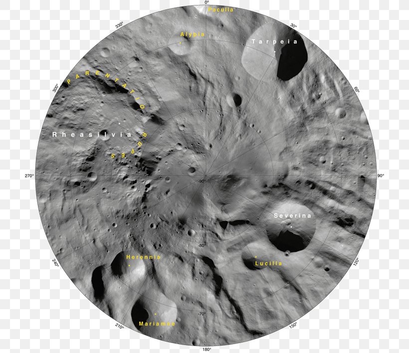 Rheasilvia Dawn 4 Vesta Asteroid Jet Propulsion Laboratory, PNG, 720x708px, 4 Vesta, Dawn, Asteroid, Impact Crater, Jet Propulsion Laboratory Download Free