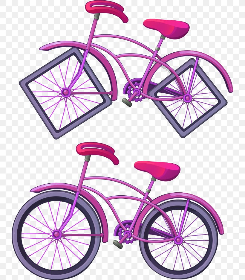 Square Wheel Bicycle Cartoon Illustration, PNG, 741x936px, Square Wheel, Automotive Design, Bicycle, Bicycle Accessory, Bicycle Drivetrain Part Download Free
