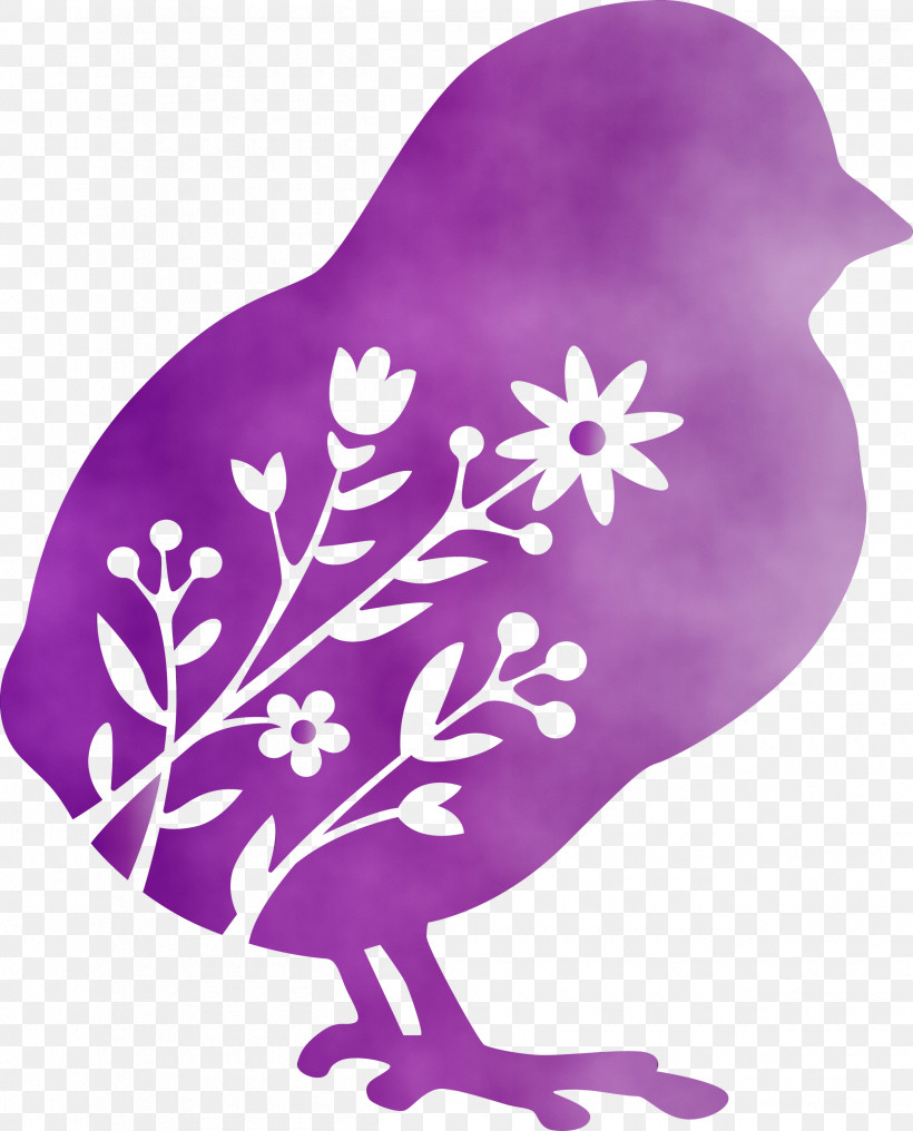Violet Purple Pink Magenta Plant, PNG, 2420x3000px, Floral Chick, Easter Day, Magenta, Paint, Pink Download Free