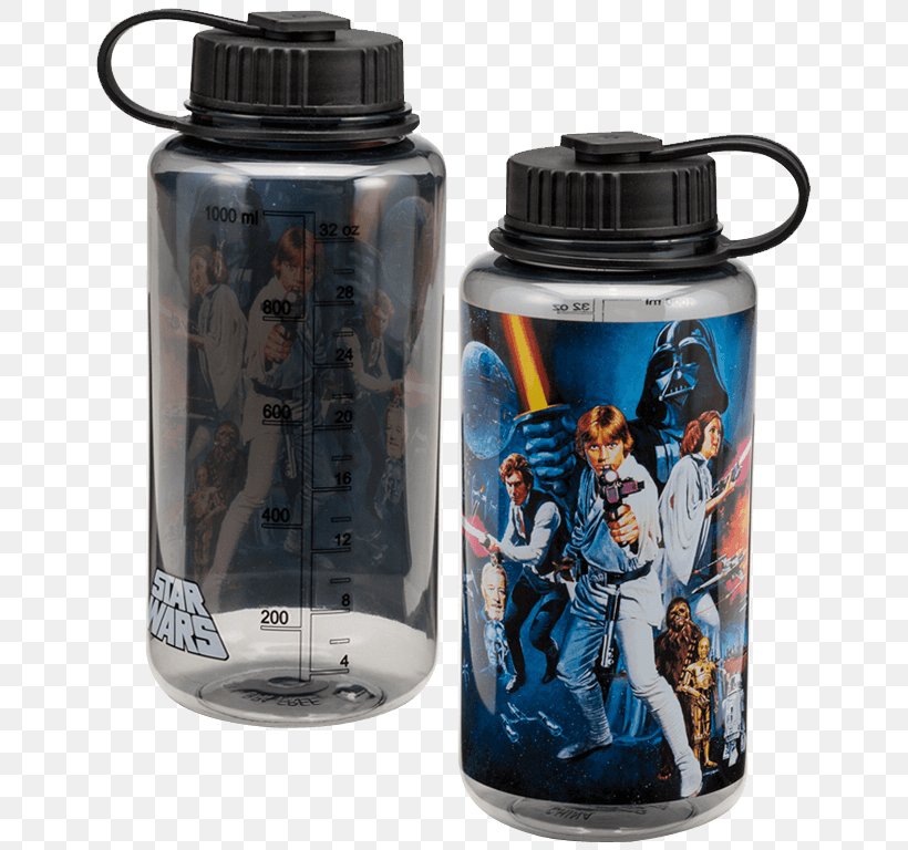 Water Bottles Star Wars Yoda Luke Skywalker BB-8, PNG, 768x768px, Water Bottles, Bottle, Copolyester, Drinkware, Glass Bottle Download Free