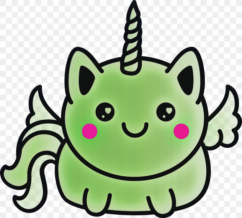 Green Head Cartoon Line Finger, PNG, 3000x2700px, Cute Unicorn, Cartoon, Cartoon Unicorn, Cat, Finger Download Free