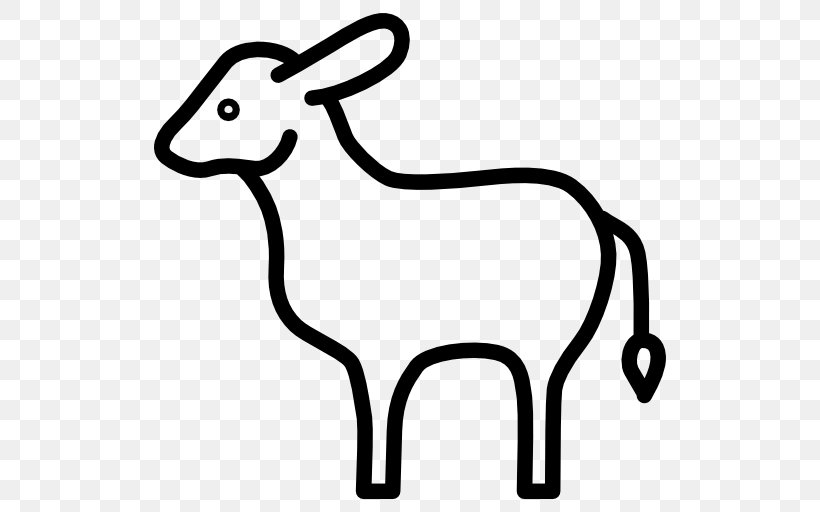 Cattle Sheep Goat Clip Art, PNG, 512x512px, Cattle, Agriculture, Animal Figure, Black, Black And White Download Free