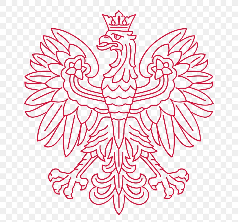 Coat Of Arms Of Poland National Emblem Flag Of Poland, PNG, 653x768px, Watercolor, Cartoon, Flower, Frame, Heart Download Free
