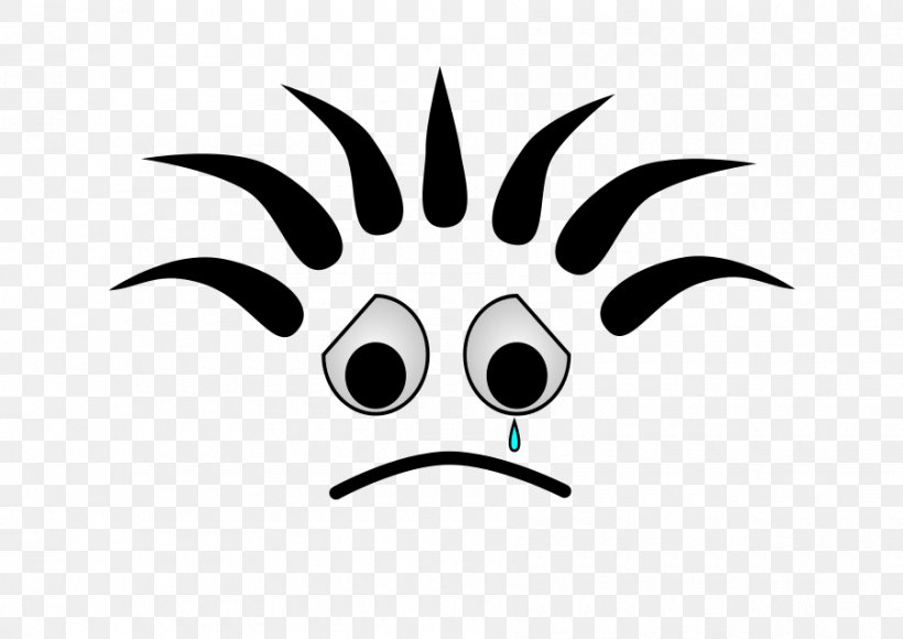 Sadness Cartoon Face Smiley Clip Art, PNG, 900x637px, Sadness, Black, Black And White, Cartoon, Cartoon Network Download Free