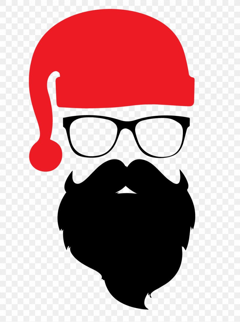 Santa Claus Silhouette Christmas Drawing, PNG, 992x1332px, Santa Claus, Art, Bad Santa, Beard, Black And White Download Free