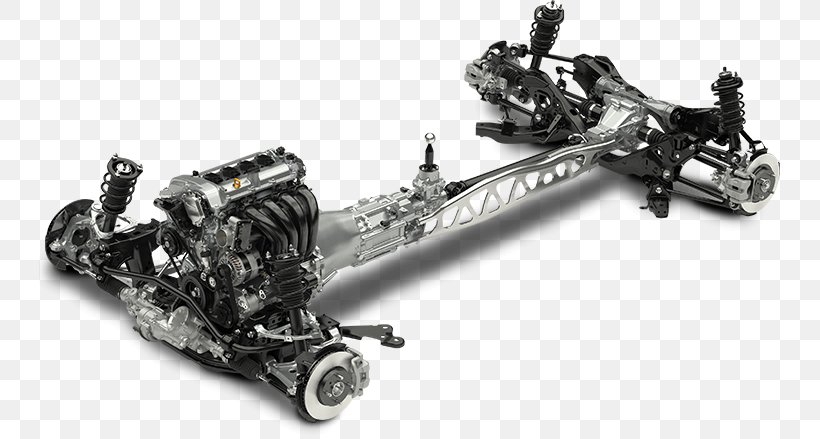 2016 Mazda MX-5 Miata Car Suspension SkyActiv, PNG, 741x439px, 2016 Mazda Mx5 Miata, Auto Part, Automotive Exterior, Black And White, Car Download Free