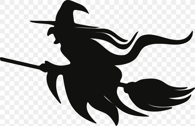 Broom Witchcraft Silhouette Clip Art, PNG, 2400x1546px, Broom, Art, Artwork, Beak, Bird Download Free