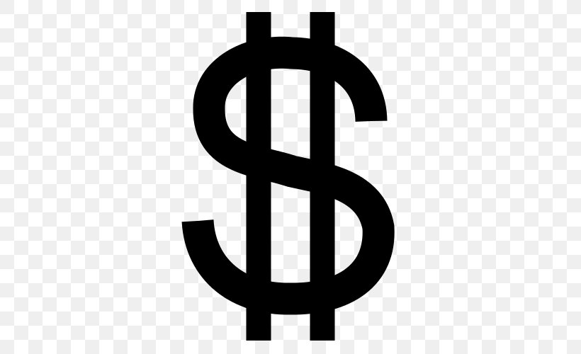 Dollar Sign United States Dollar Clip Art, PNG, 500x500px, Dollar Sign, Brand, Cent, Currency, Currency Symbol Download Free
