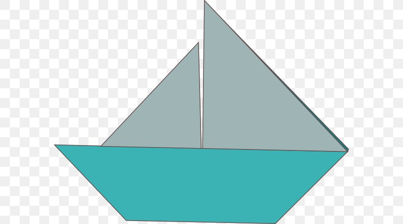Paper Origami Sailboat Clip Art, PNG, 600x457px, Paper, Aqua, Boat, Line Art, Origami Download Free