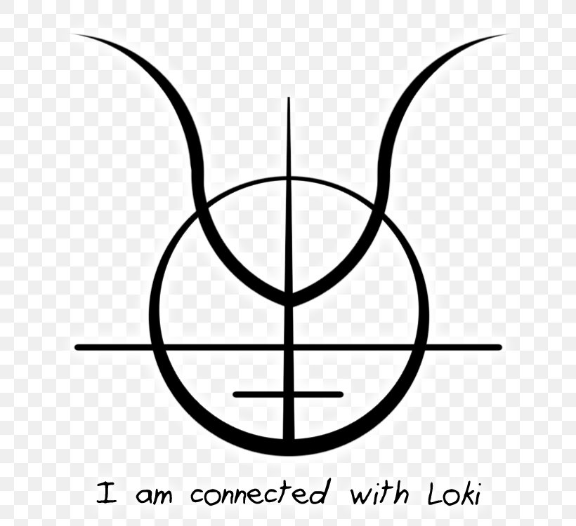 Loki Sigil Symbol Witchcraft Runes, PNG, 750x750px, Loki, Area, Black And White, Chaos Magic, Diagram Download Free