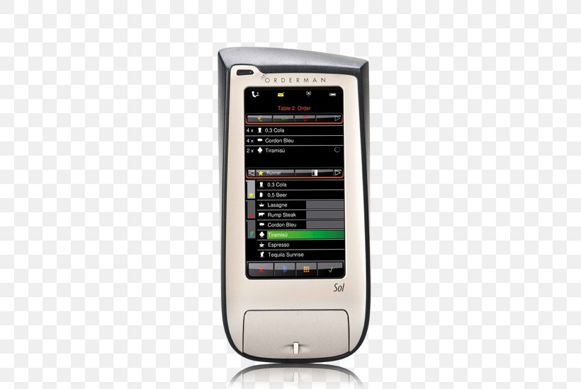 Smartphone Feature Phone Orderman Computer Software Point Of Sale, PNG, 800x550px, Smartphone, Britse Pub, Cash Register, Communication Device, Computer Software Download Free