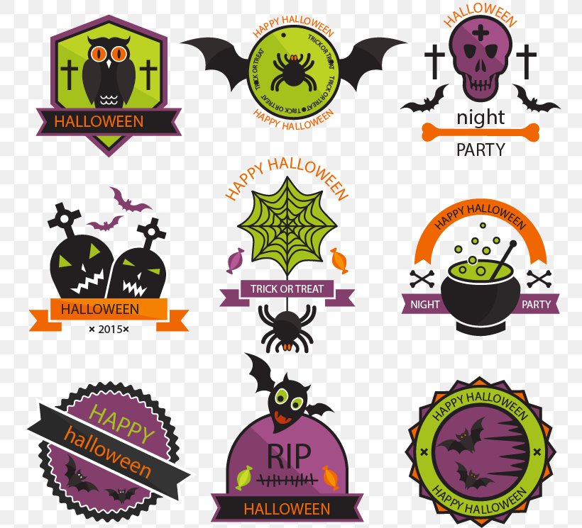 Costume Quest Halloween Adobe Illustrator Clip Art, PNG, 762x745px, Halloween, Brand, Clip Art, Icon Design, Label Download Free