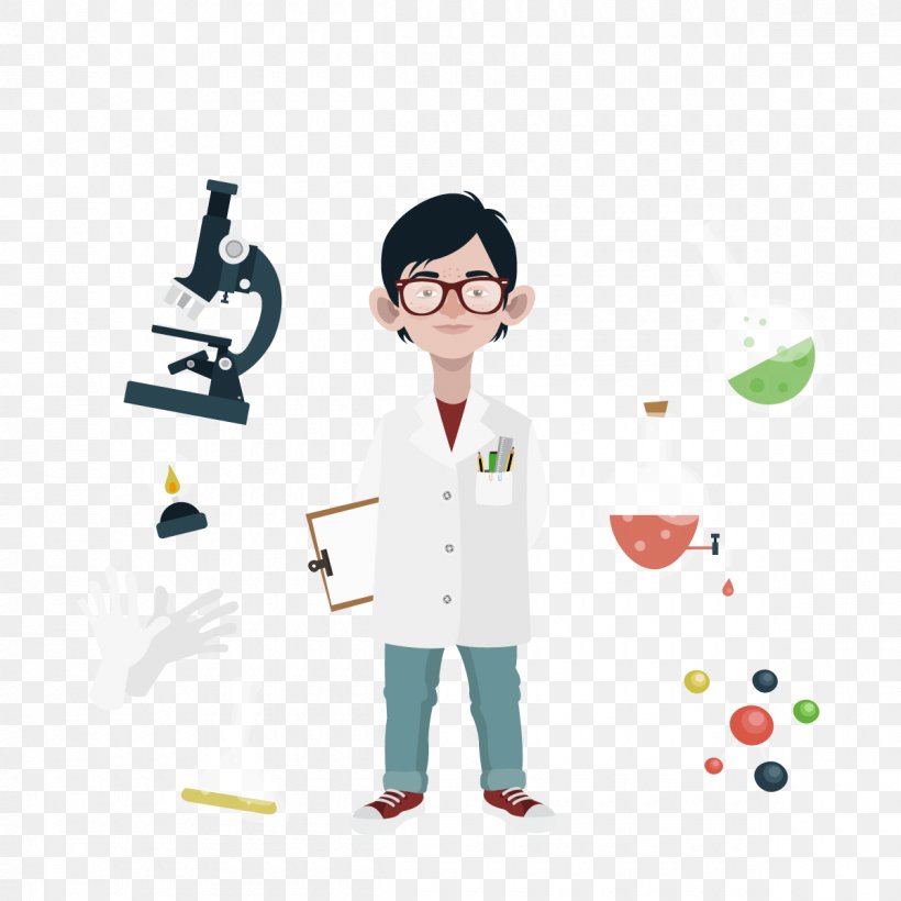 Euclidean Vector Scientist Science Knowledge, PNG, 1200x1200px, Science, Art, Boy, Cartoon, Chemical Engineering Download Free