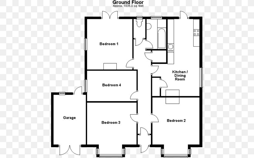 House Plan Bungalow Floor Plan Bedroom Png 491x512px