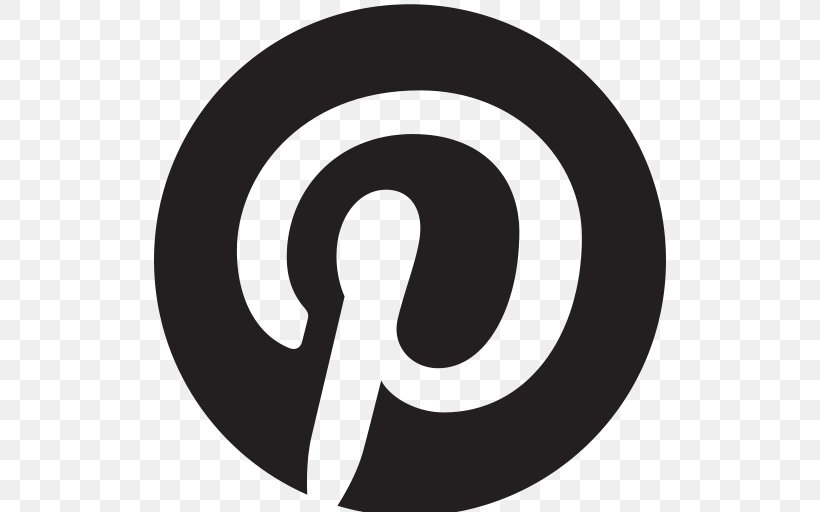 Logo Clip Art Pinterest, PNG, 512x512px, Logo, Black And White, Brand, Logos, Pinterest Download Free