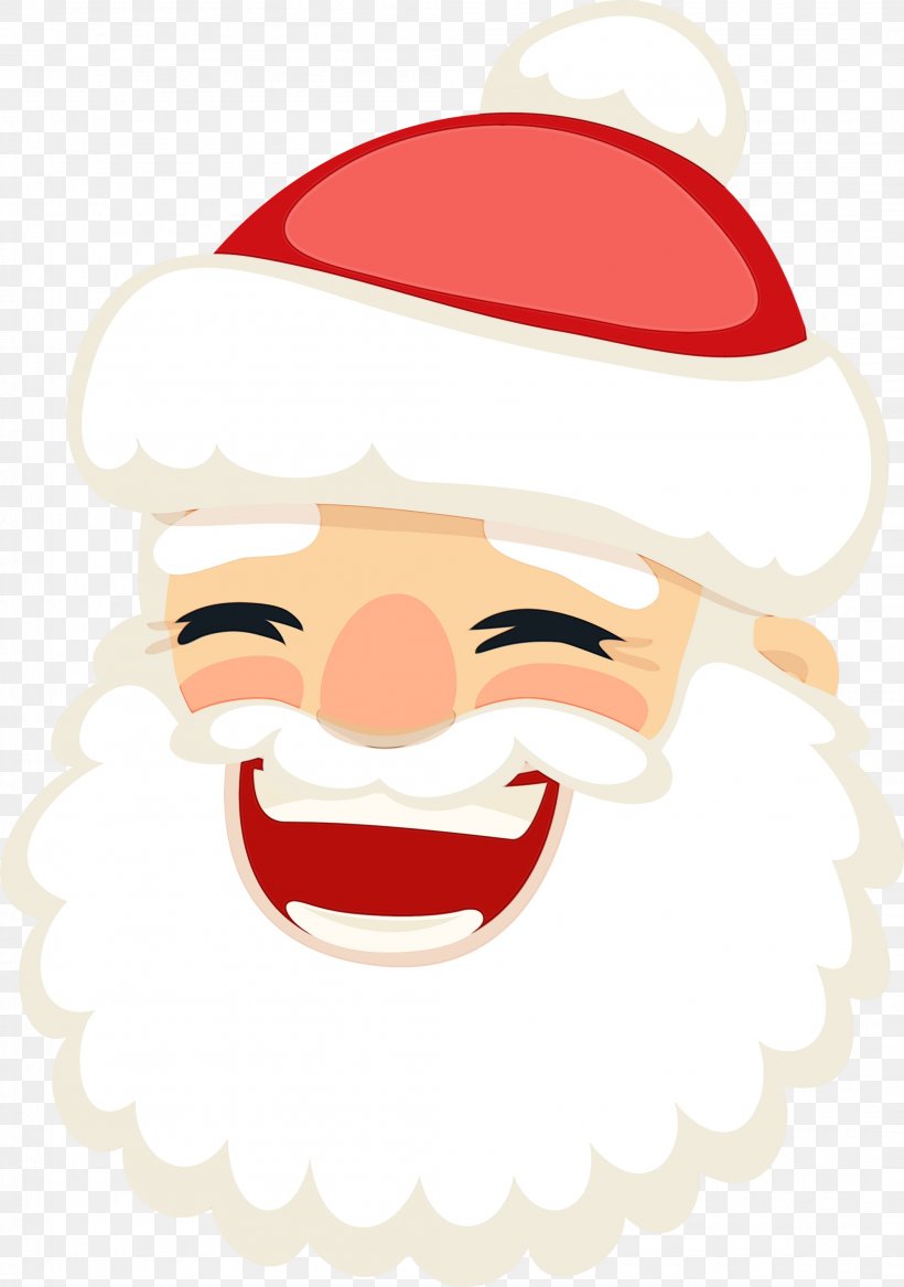 Santa Claus Cartoon, PNG, 2106x2999px, Santa Claus, Cartoon, Cheek, Facial Expression, Happy Download Free